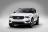2019 Volvo XC40 T5 R-Design AWD in Crystal White Metallic from a front left view